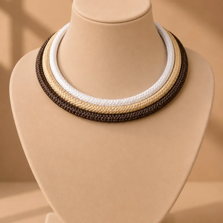 TRIS marrone + beige + bianco